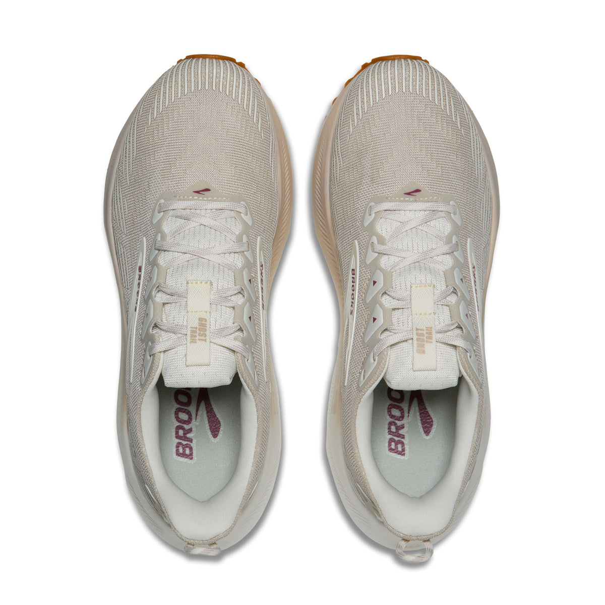 Brooks Women's Ghost Trail 126 Coconut/Chateau/Rose top