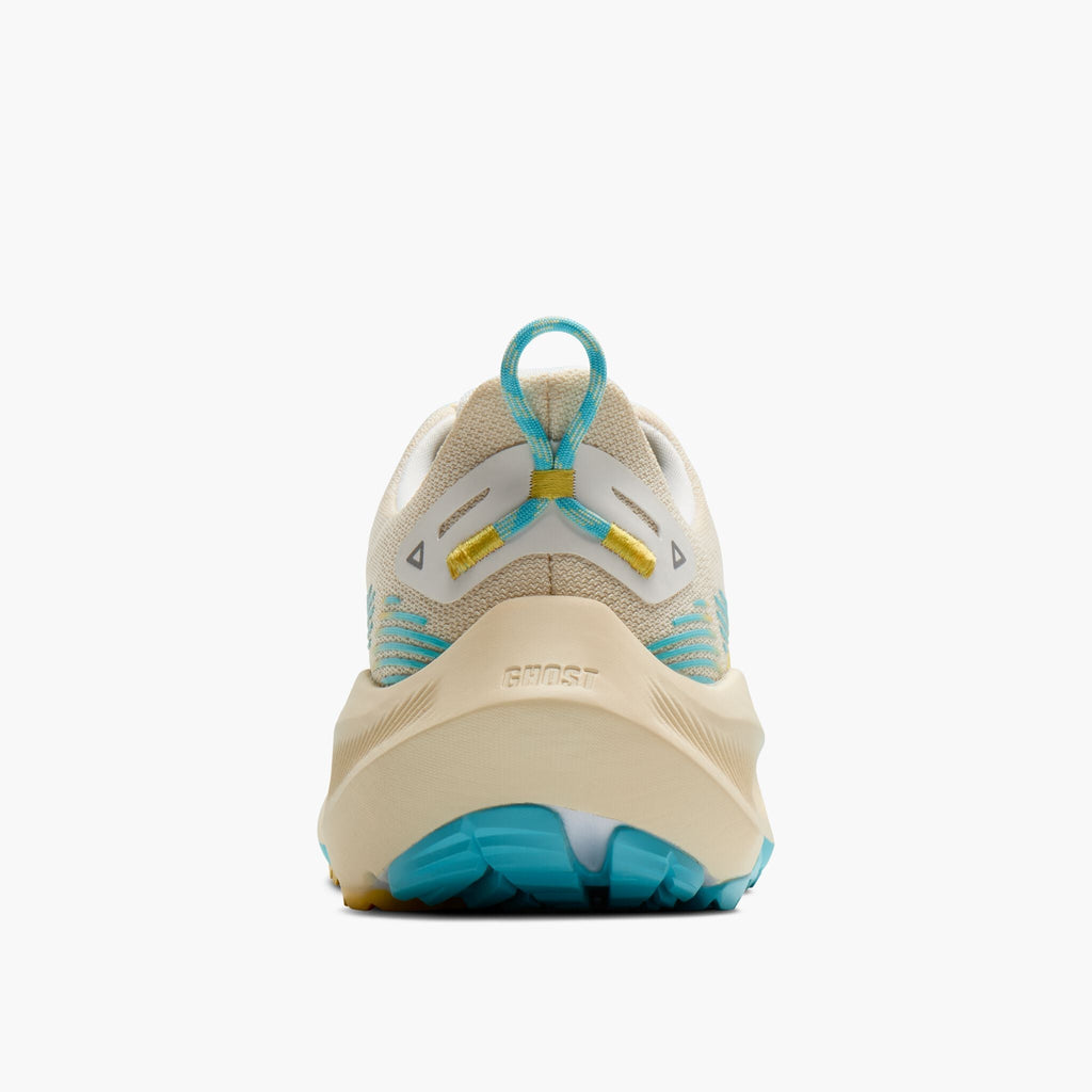 Brooks Women's Ghost Trail 222 Sand/StarWhite/GoldenHour heel