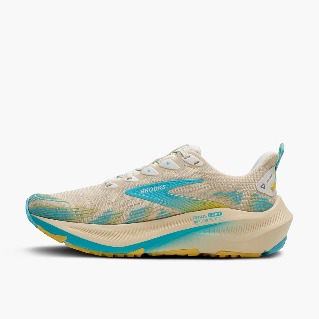 Brooks Women's Ghost Trail 222 Sand/StarWhite/GoldenHour medial
