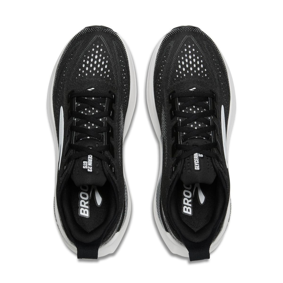 Brooks Women's Glycerin GTS 23 090 Black/Grey/White top