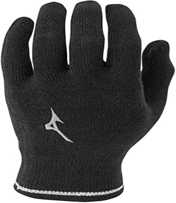 Mizuno knit gloves 8op Black