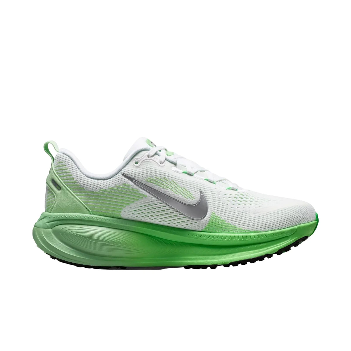 Nike Women's Vomero 18 117 White/MetallicSilverIllusionGreen