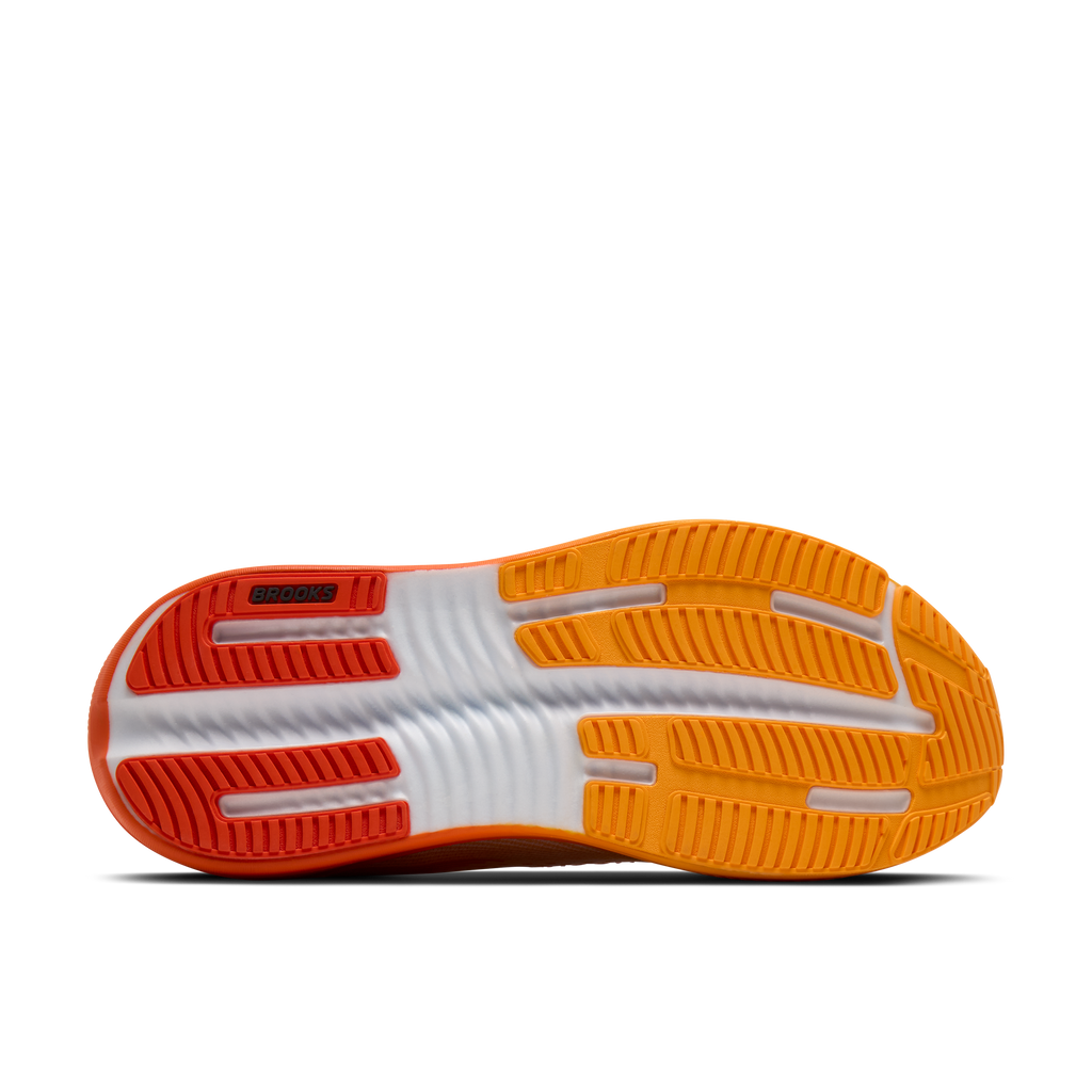 Men's Ghost Max 4 162 White/Orange/Red outsole