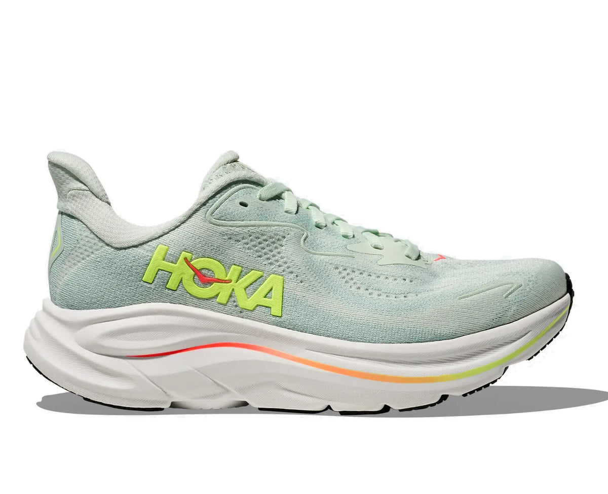 Hoka Women's Clifton 10 SLSSN SeaGlass/NeonFlame
