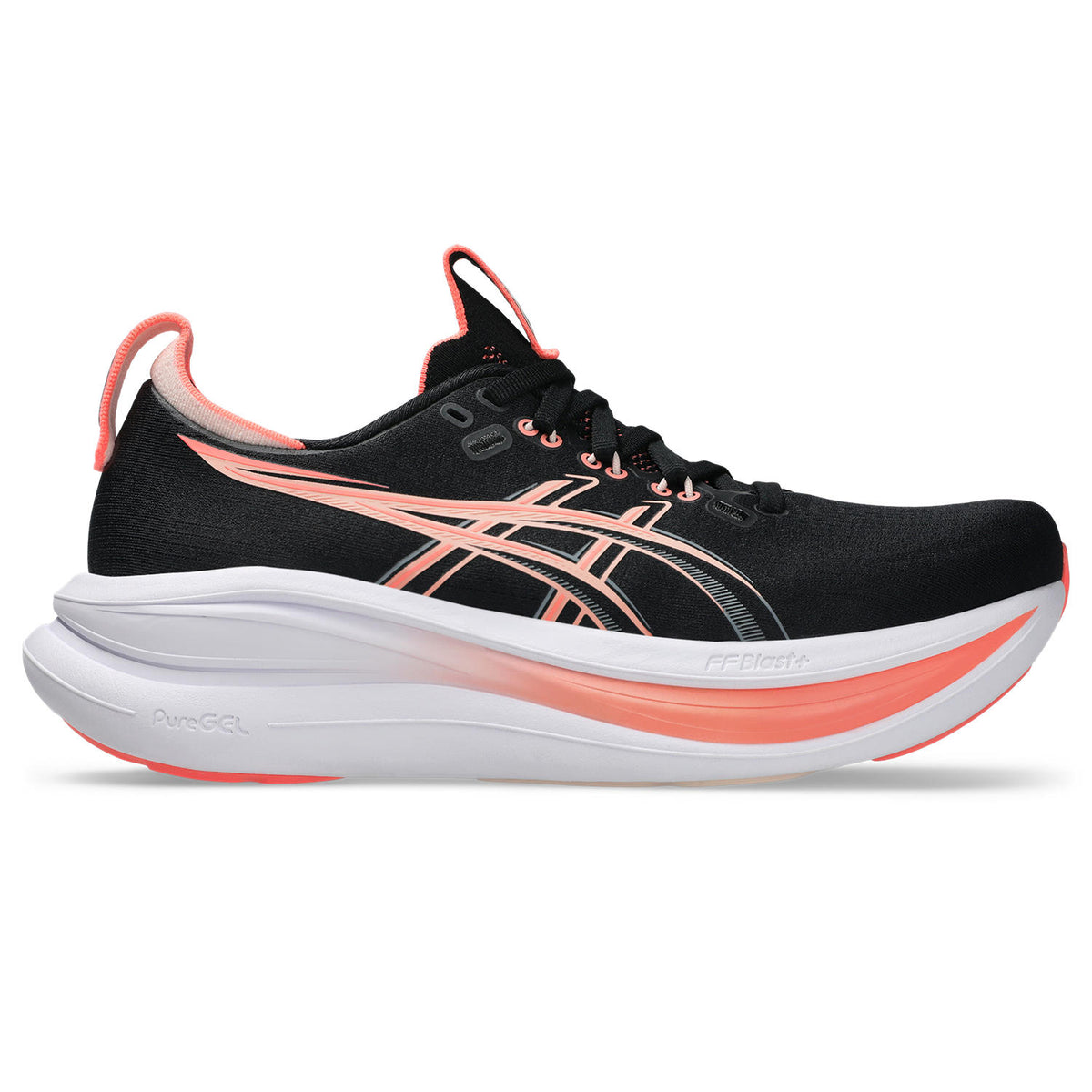 ASICS Women's Gel-Nimbus 28  003 Black/PearlPink