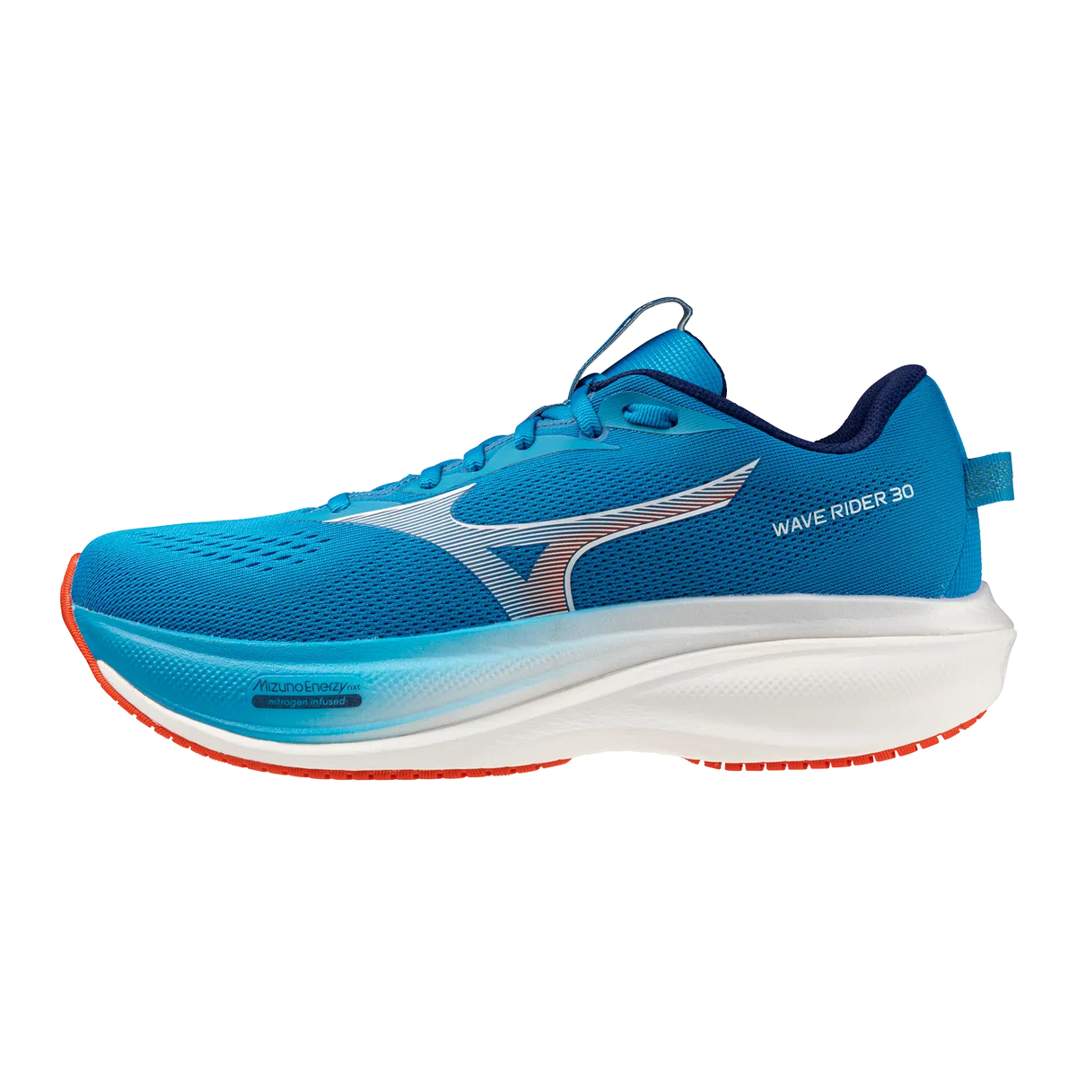 Mizuno Men's Wave Rider 30 BJ00 BlueJewelWhite