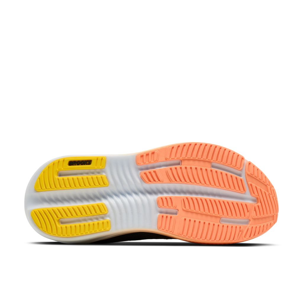 Women's Ghost Max 4 026 Black/Folkstone/CyberPeach outsole