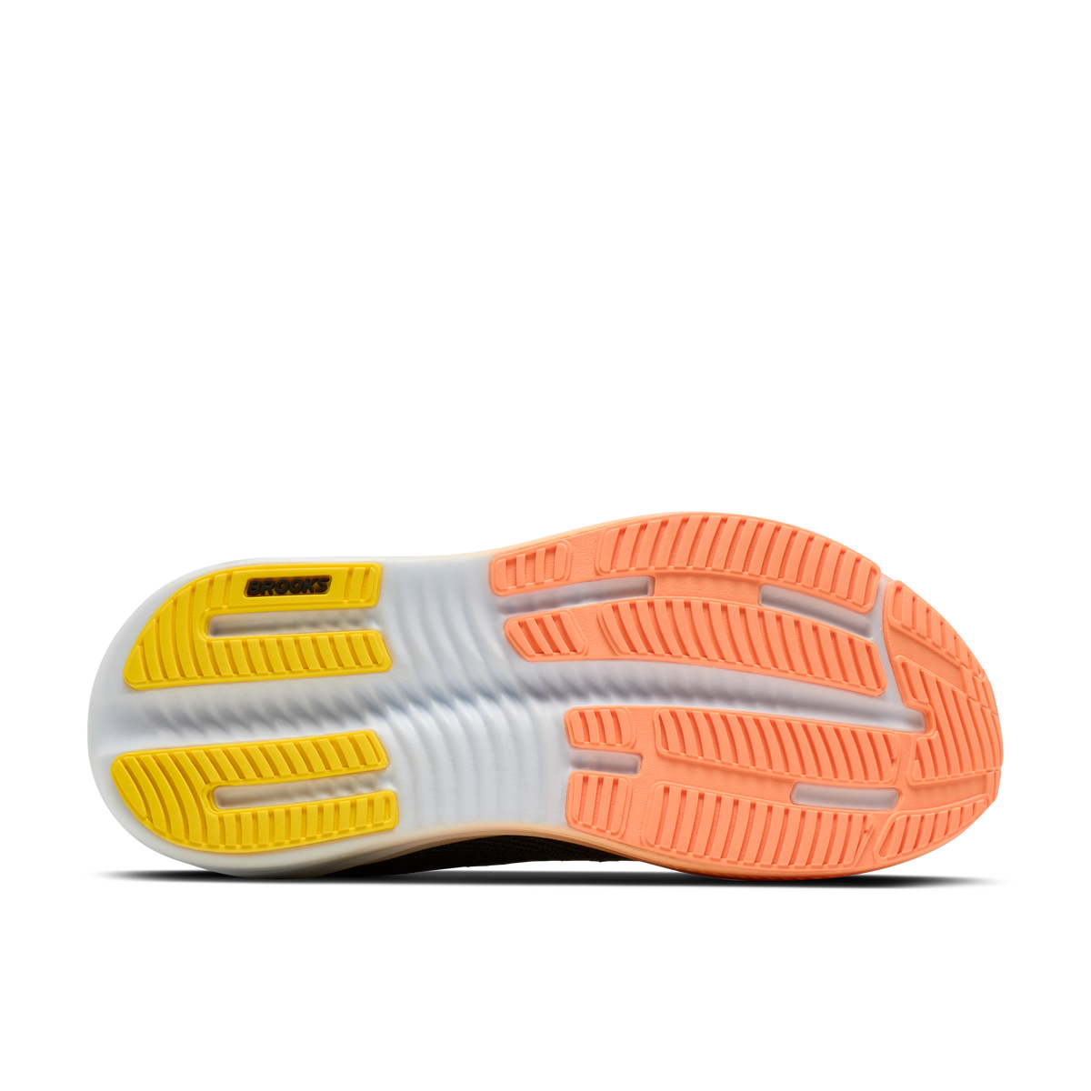 Women's Ghost Max 4 026 Black/Folkstone/CyberPeach outsole