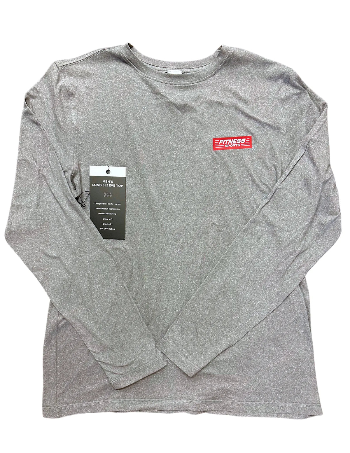 Fitness Sports Men's FS Long Sleeve Heather Gray