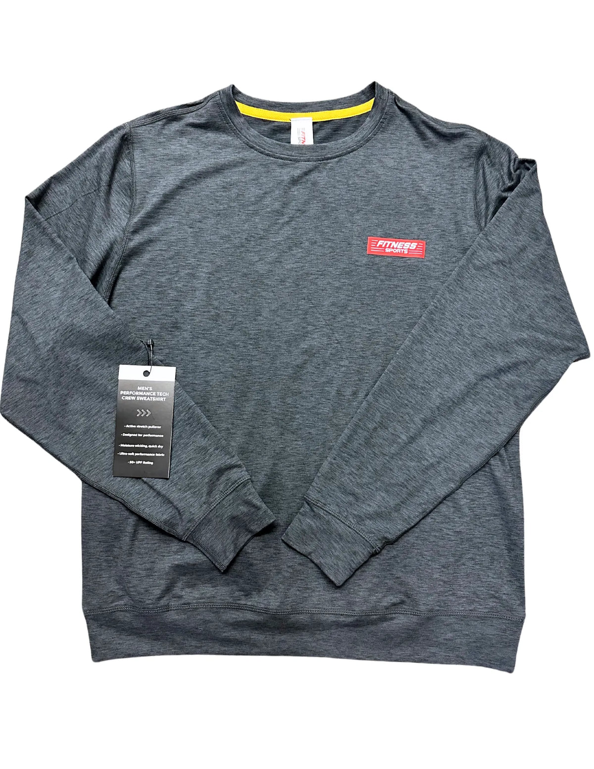 Fitness Sports Men's FS Crewneck Black Heather