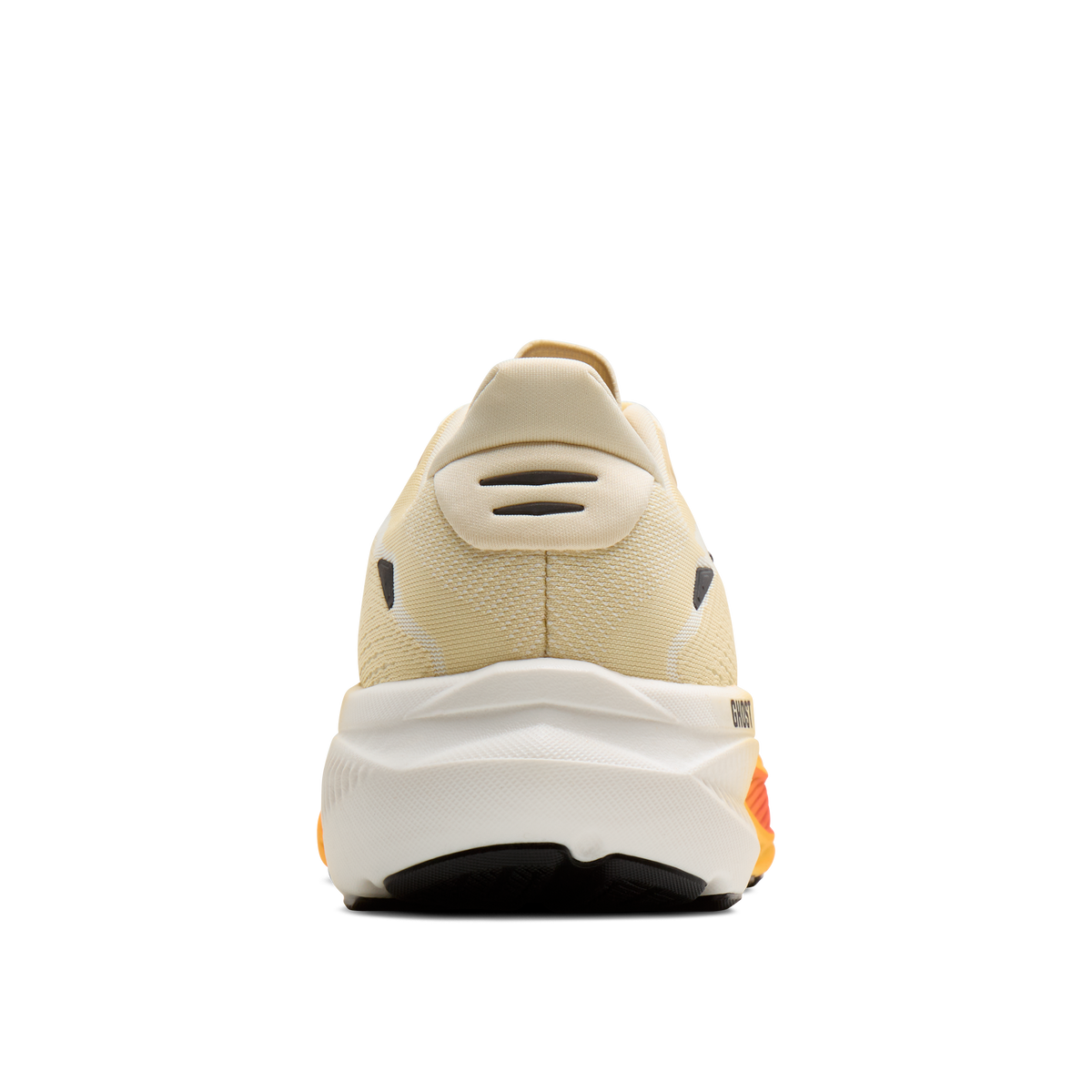 Brooks Men's Ghost 18 281 Rutabaga/Tigerlily/Orange heel