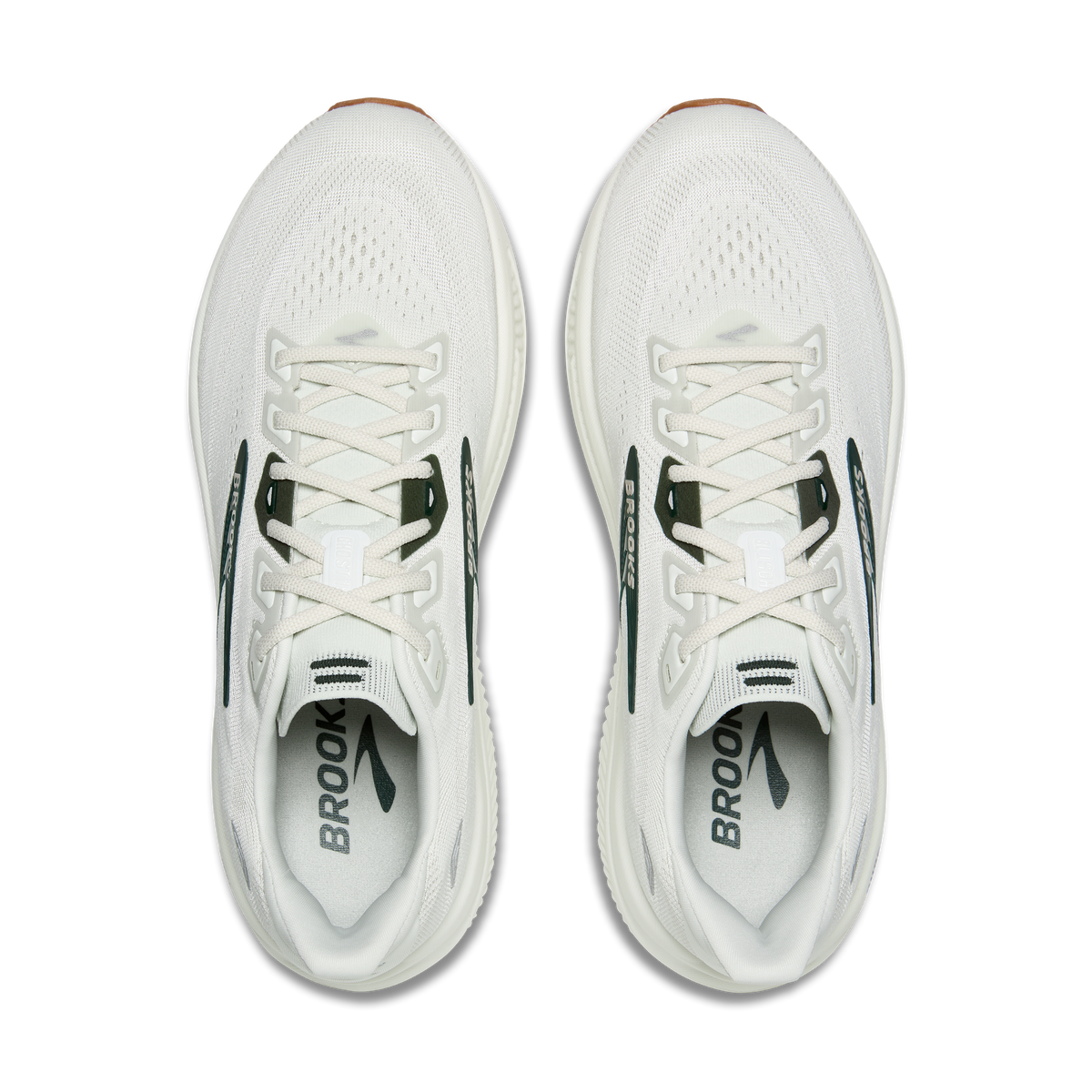 Brooks Men's Ghost 18 069 Grey/Spruce/Tan top