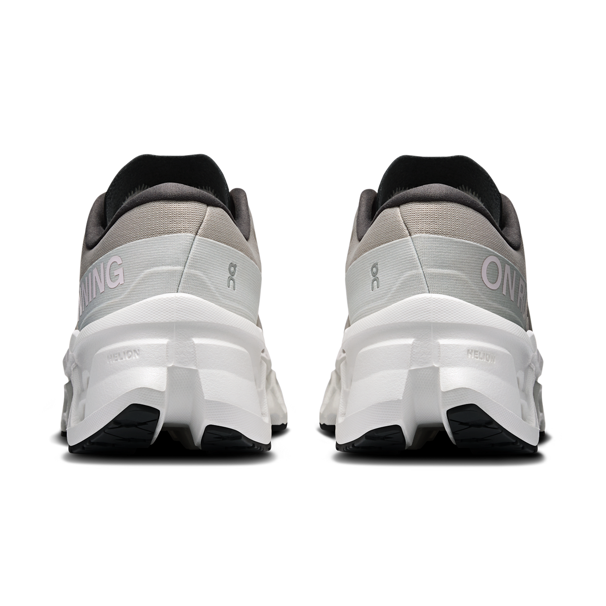 On Running Women's Cloudmonster 3 4861 Truffle/Ivory heel