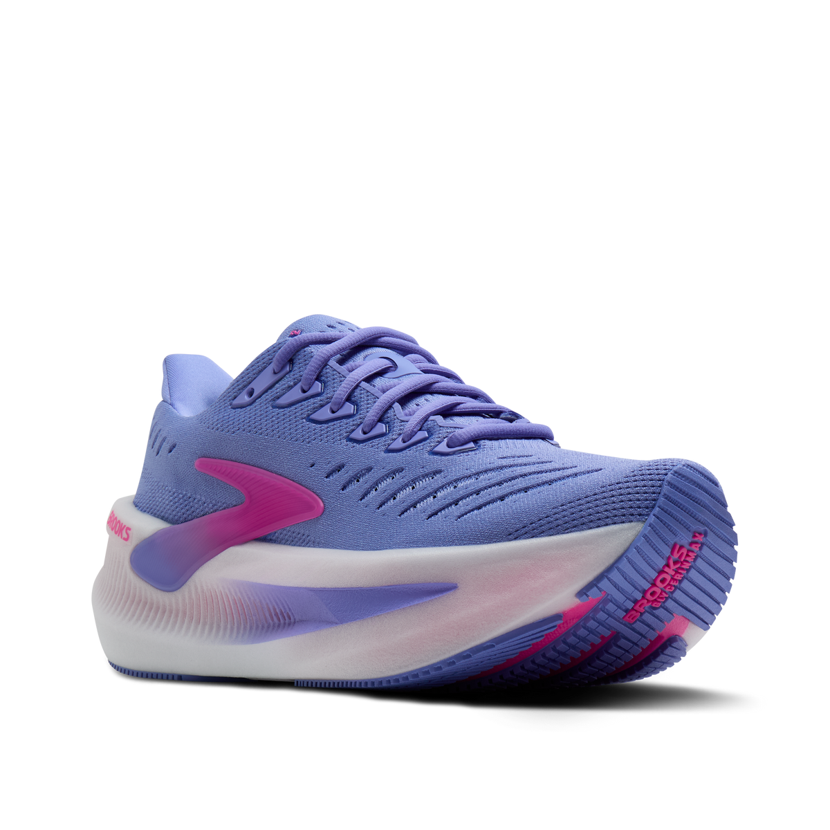 Brooks Women's Glycerin Max 2 409 BlazingBell/Pink/White pair angle