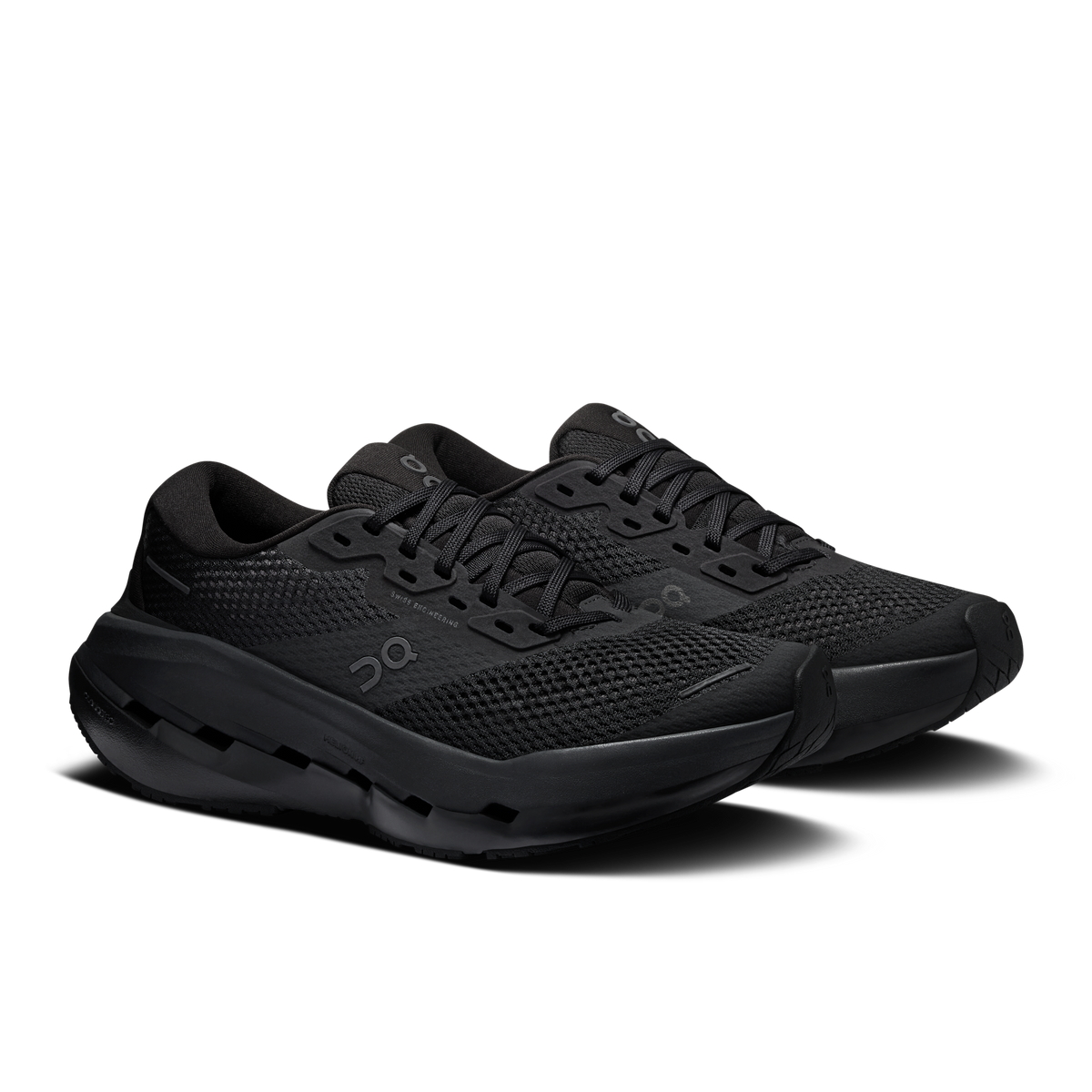 On Running Women's Cloudrunner 3 Max 1043 Black/Black pair angle