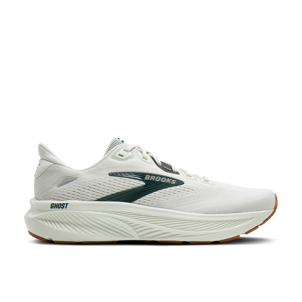 Brooks Men's Ghost 18 069 Grey/Spruce/Tan lateral