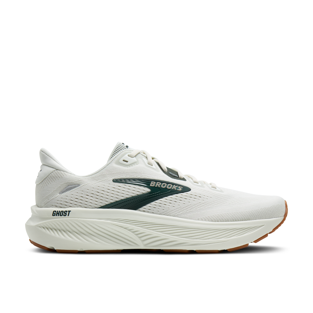 Brooks Men's Ghost 18 069 Grey/Spruce/Tan lateral