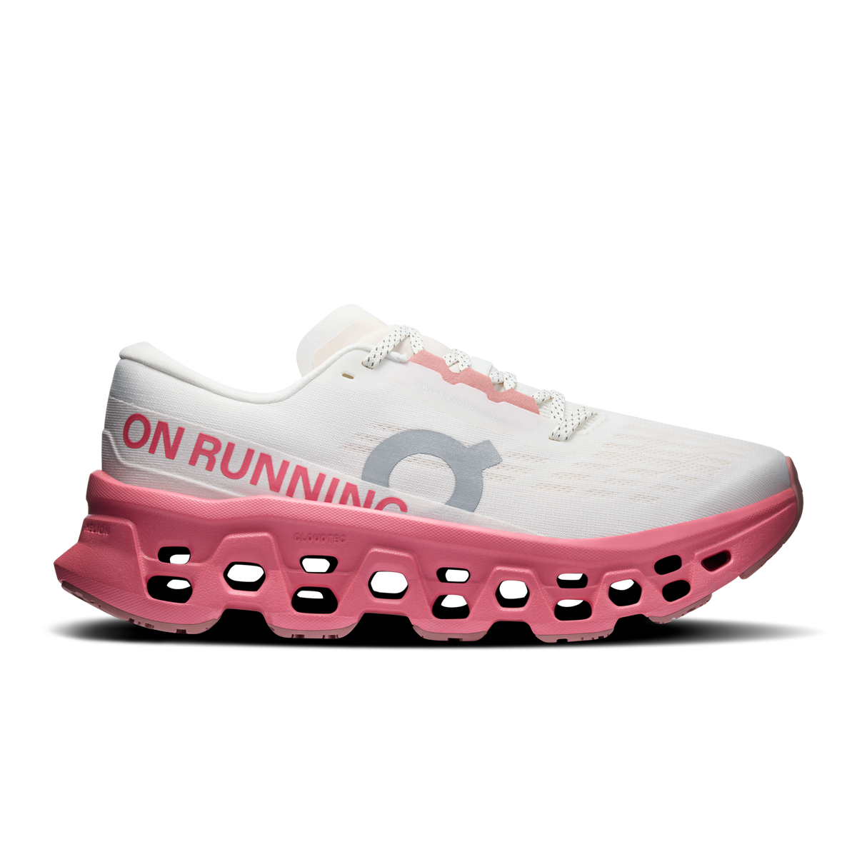 On Running Women's Cloudmonster 3 5084 Ivory/Camellia lateral