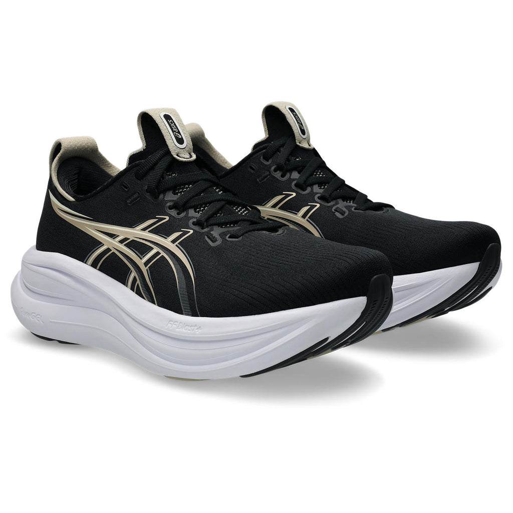 ASICS Women's Gel-Nimbus 28  002 Black/FeatherGrey