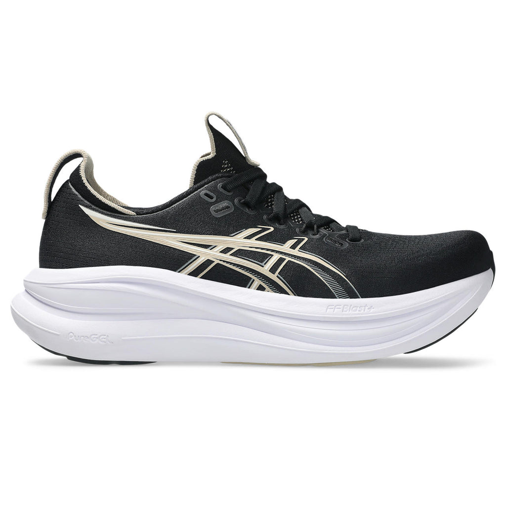 ASICS Women's Gel-Nimbus 28  002 Black/FeatherGrey