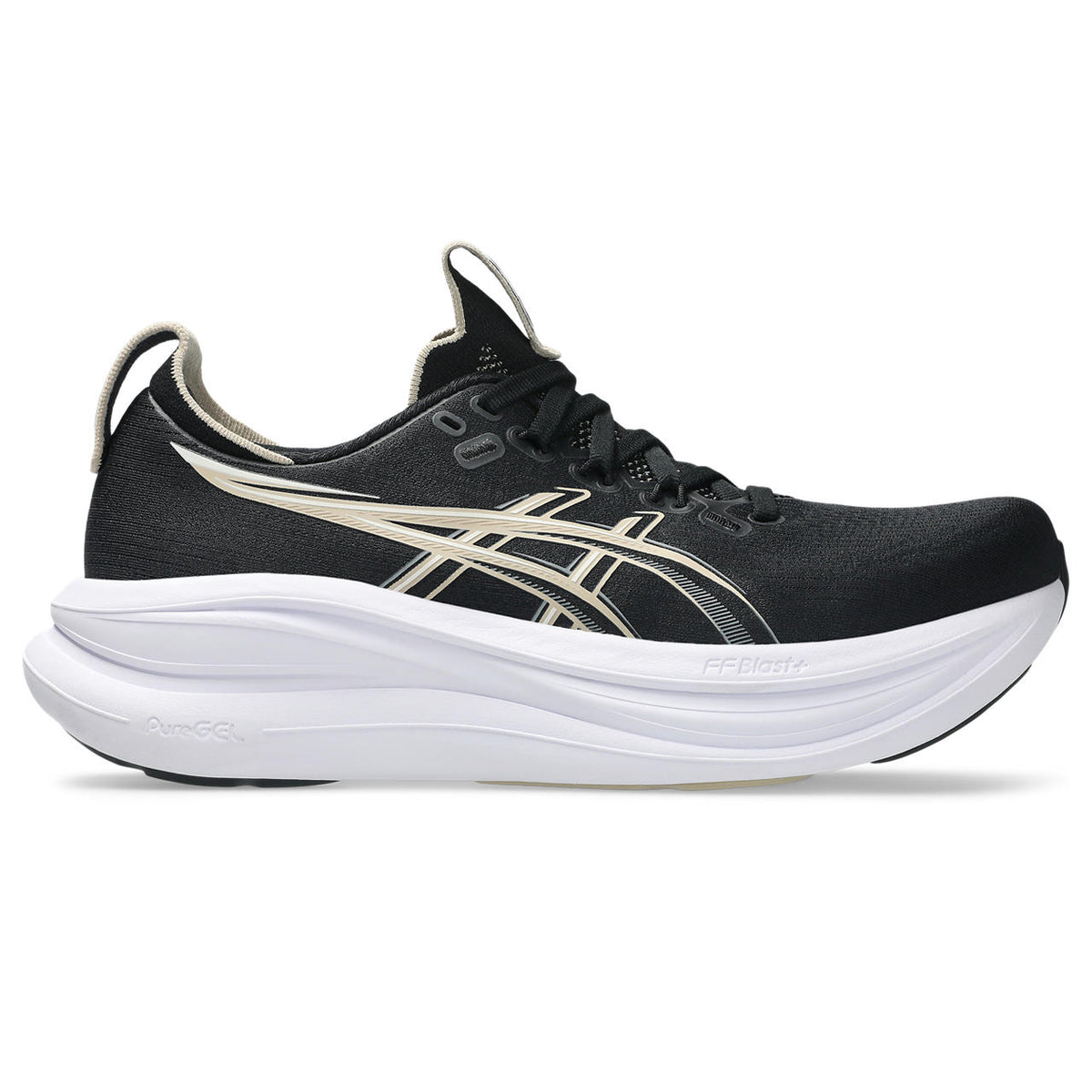 ASICS Women's Gel-Nimbus 28  002 Black/FeatherGrey