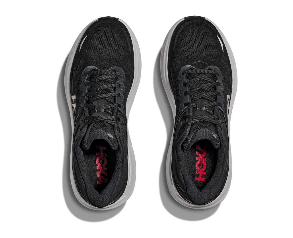 Hoka Men's Bondi 9 BKVR Black/Vermillion