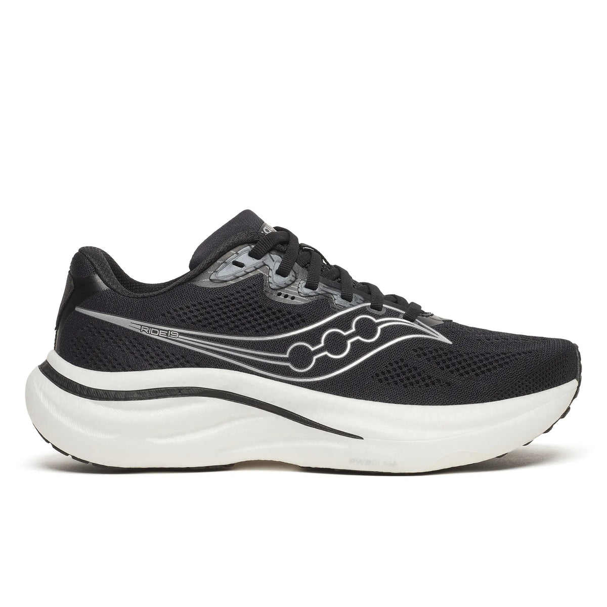 Saucony Women's Ride 19 100 Black/Silver