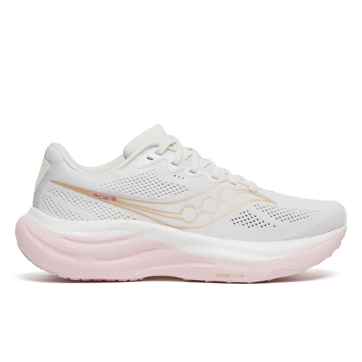 Saucony Women's Ride 19 151 White/Silk