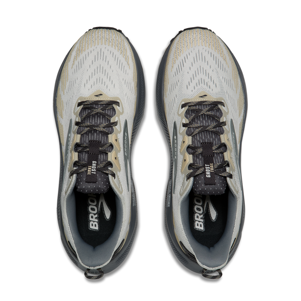 Brooks Men's Ghost Trail 015 Gray/Gray/BleachedSand top