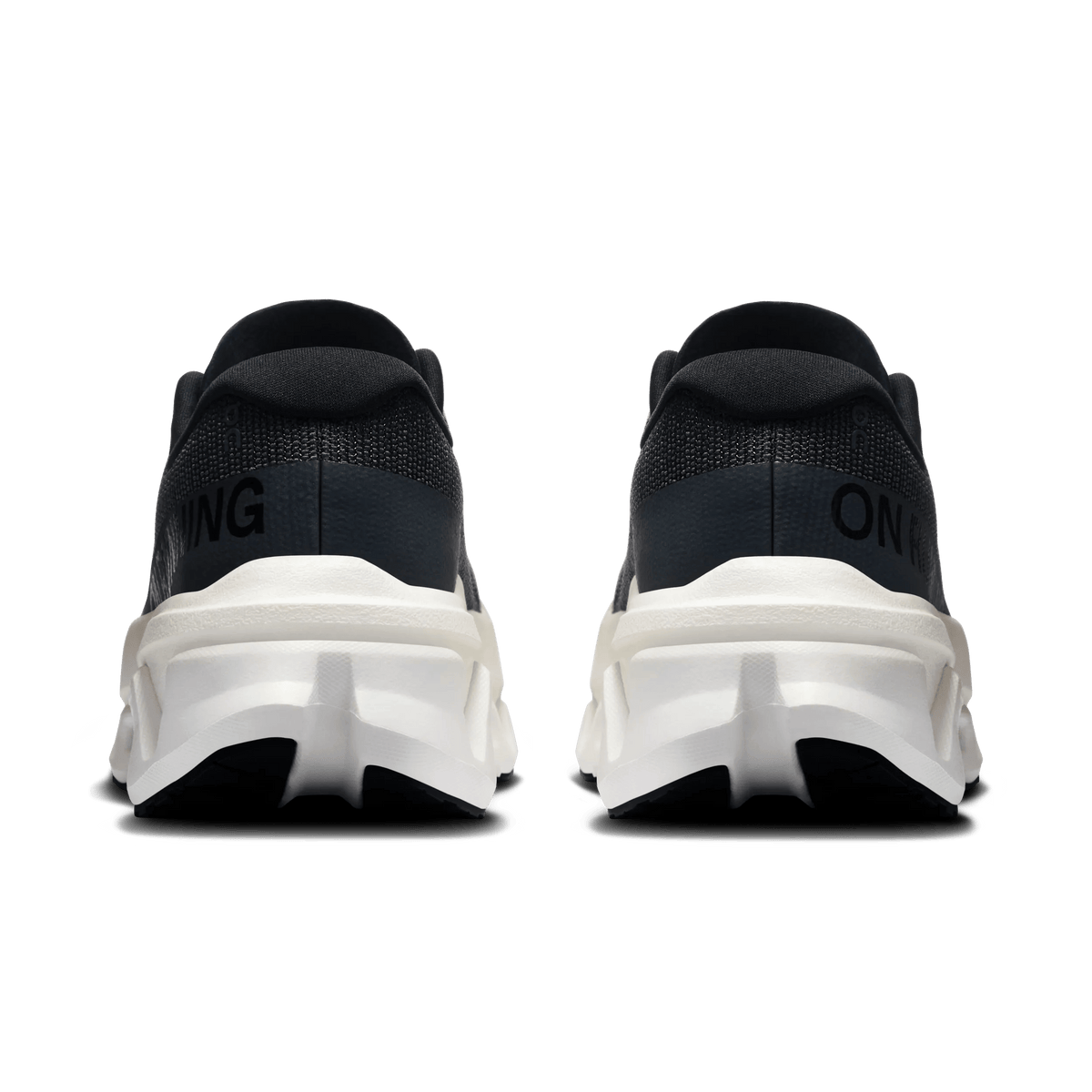 On Running Women's Cloudmonster 3 Hyper 1430 Black/Ivory heel