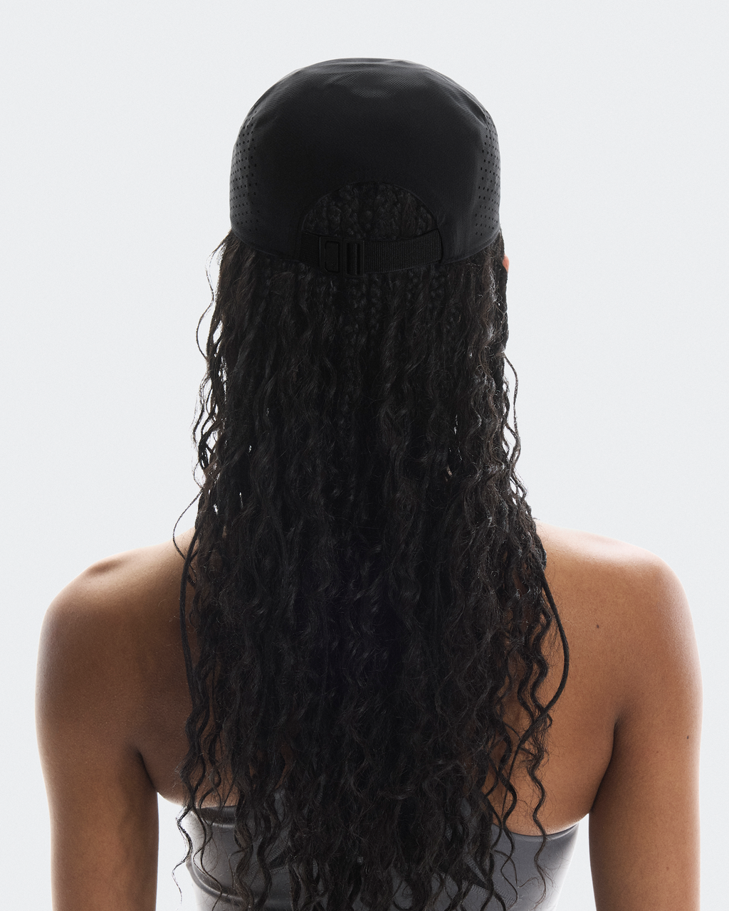 On Running Lightweight Cap Black heel