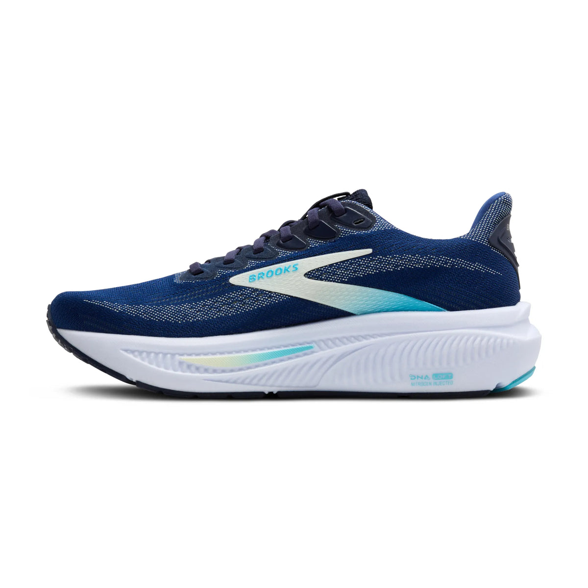 Brooks Women's Ghost 17 458 Navy/Green/Turquoise
