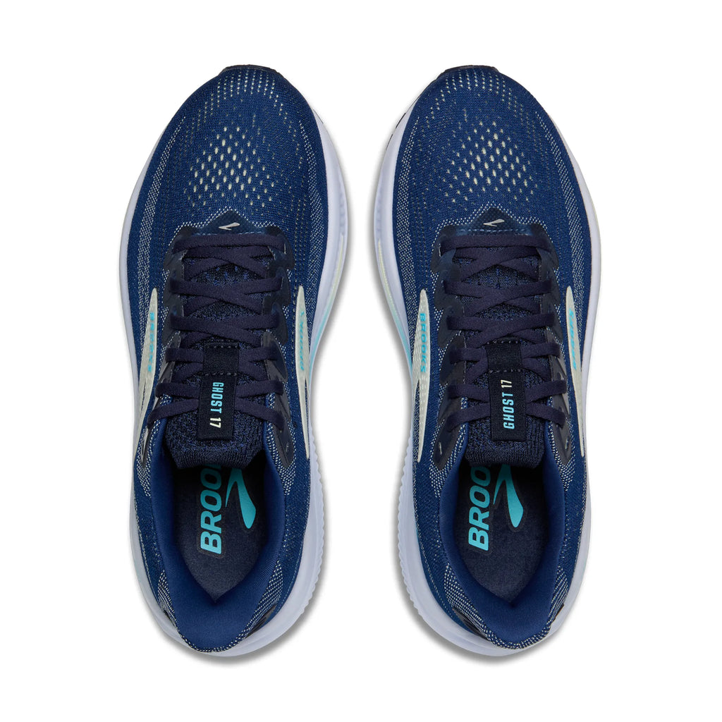 Brooks Women's Ghost 17 458 Navy/Green/Turquoise