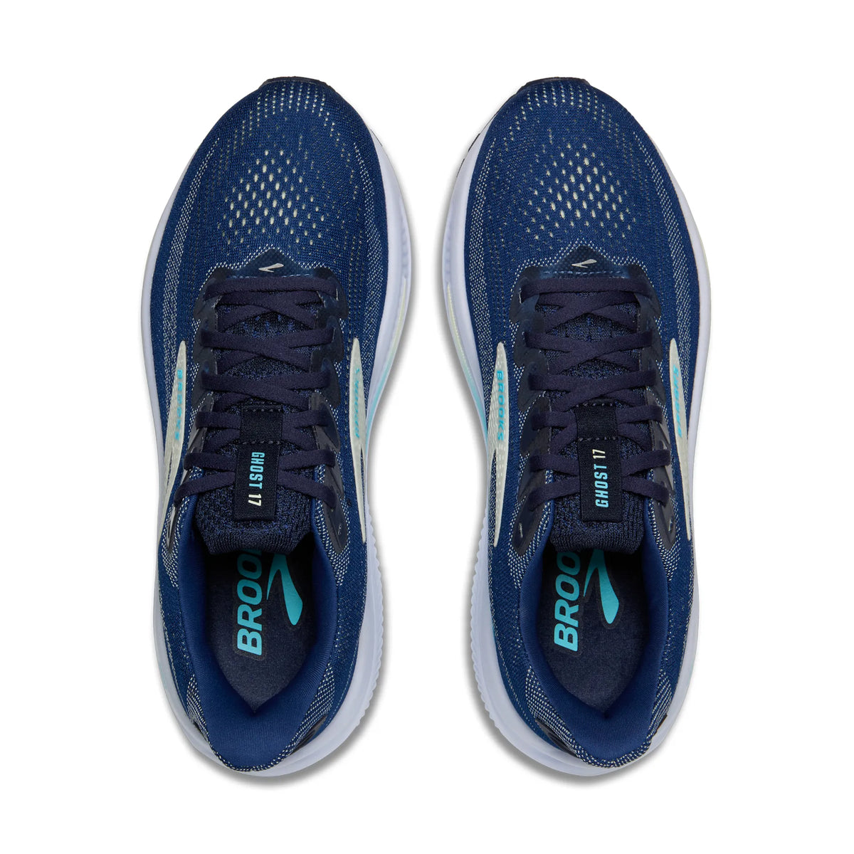 Brooks Women's Ghost 17 458 Navy/Green/Turquoise
