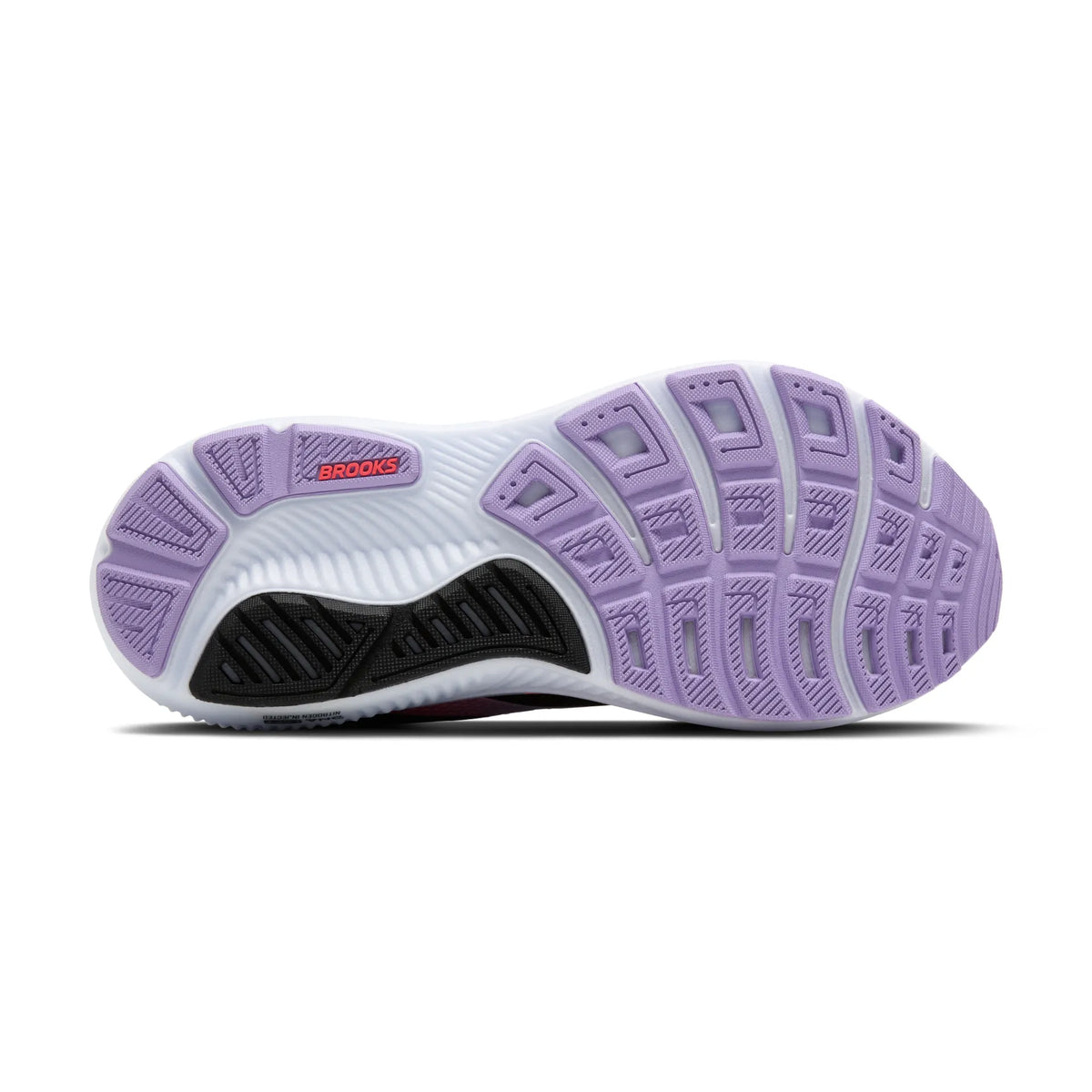 Brooks Women's Ghost 17 080 Black/Purple/Coral
