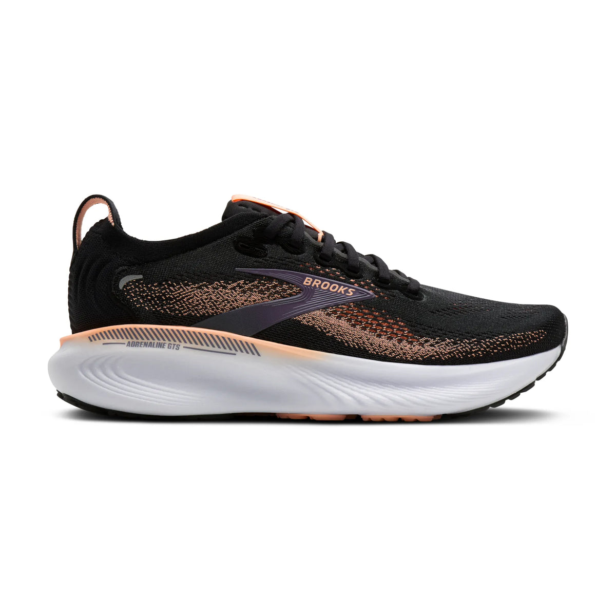 Brooks Women's Adrenaline GTS 25 051 Black/Peach/MulledGrape