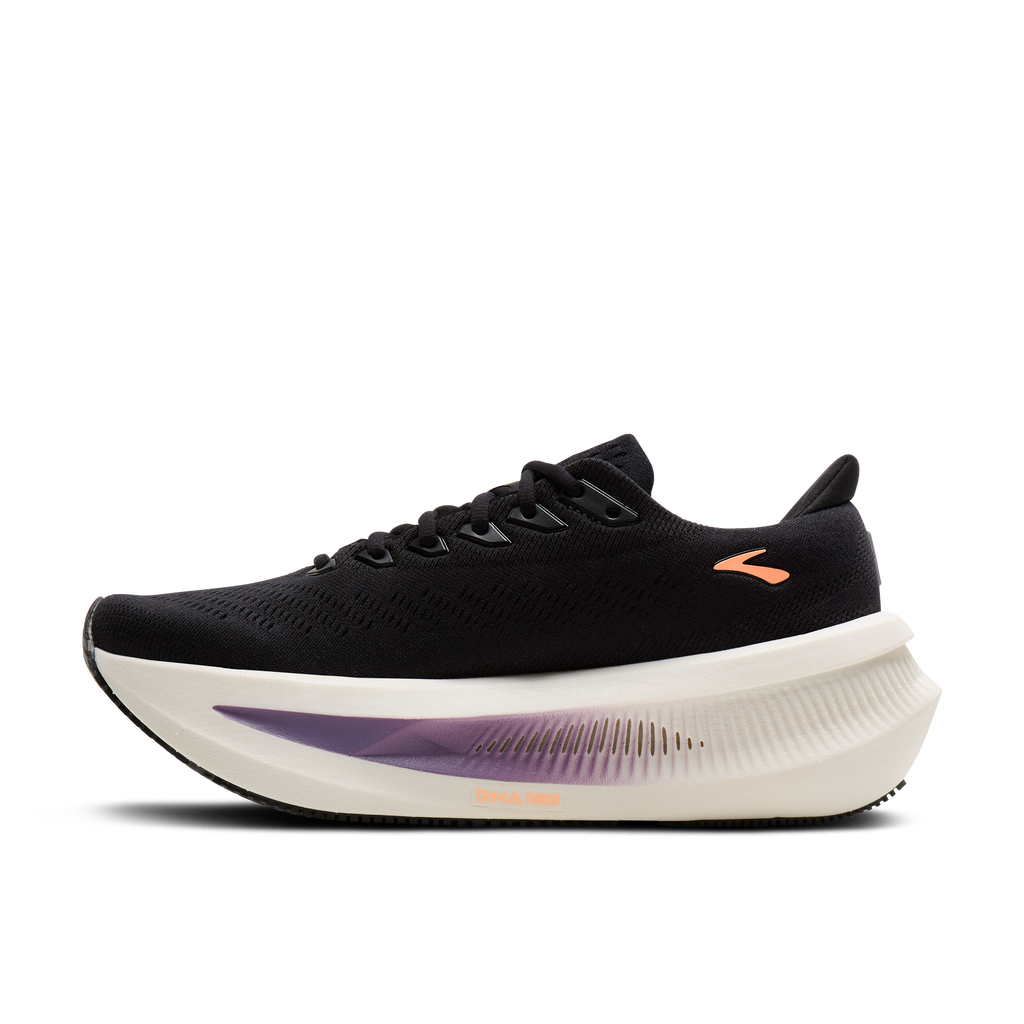 Brooks Women's Glycerin Max 2 007 Black/Peach/Clear medial