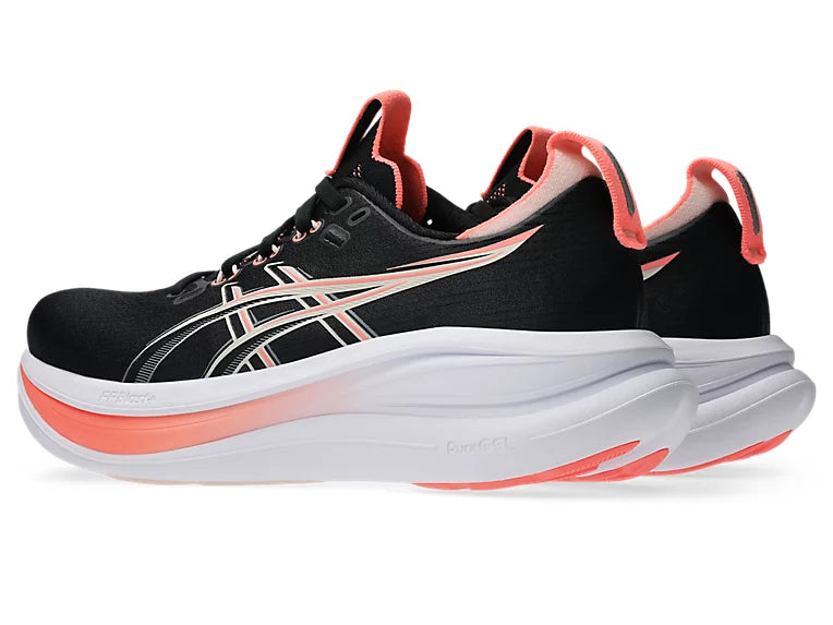 ASICS Women's Gel-Nimbus 28  004 Black/TaroPurple