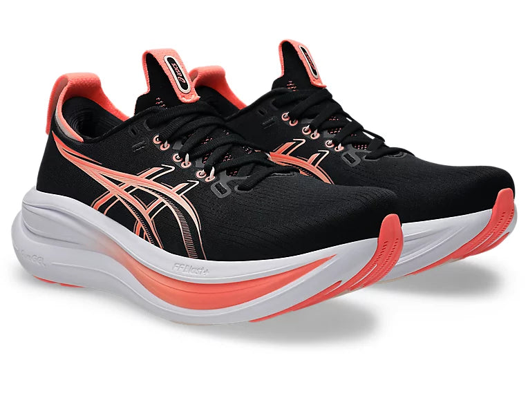 ASICS Women's Gel-Nimbus 28  004 Black/TaroPurple