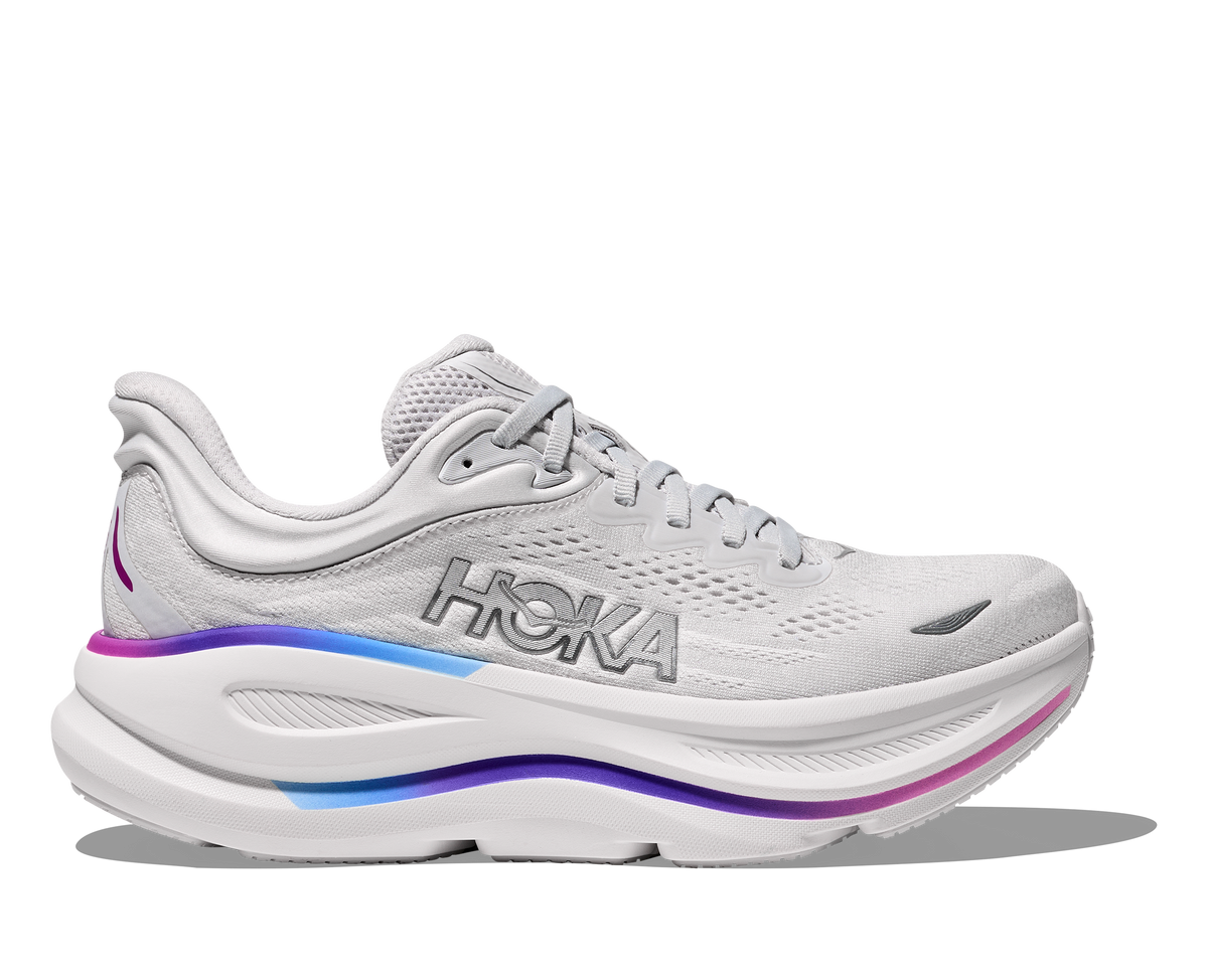 Hoka Women's Bondi 9 CYWH CosmicGrey/White