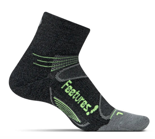 Feetures! Elite Merino Charcoal/Reflector