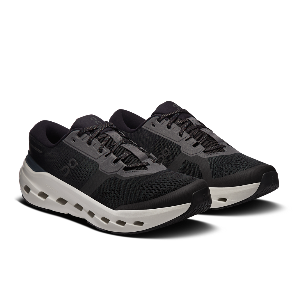 On Running Men's Cloudrunner 3 1430 Black/Ivory pair angle