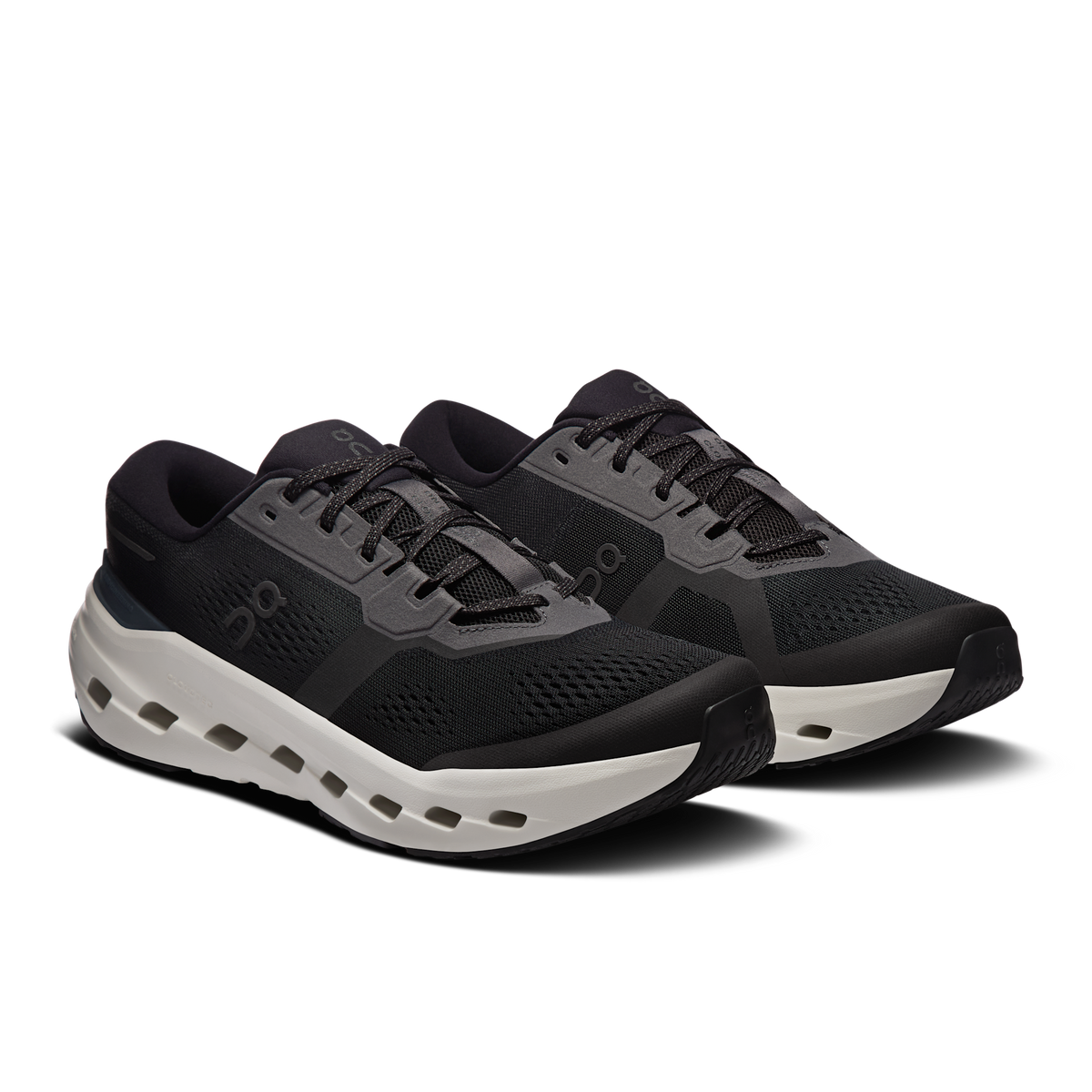On Running Men's Cloudrunner 3 1430 Black/Ivory pair angle