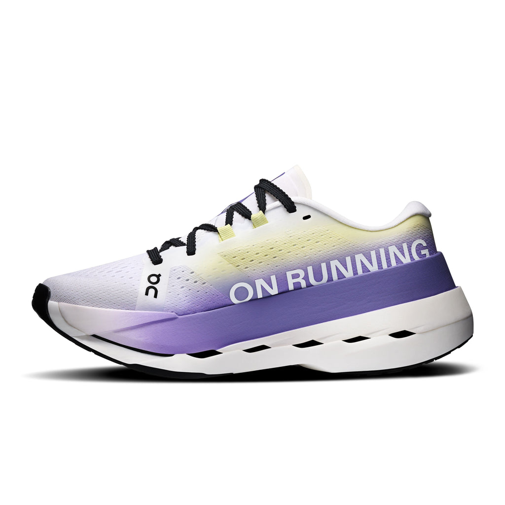 On Running Women's Cloudboom Max 0438 White/Juniper heel