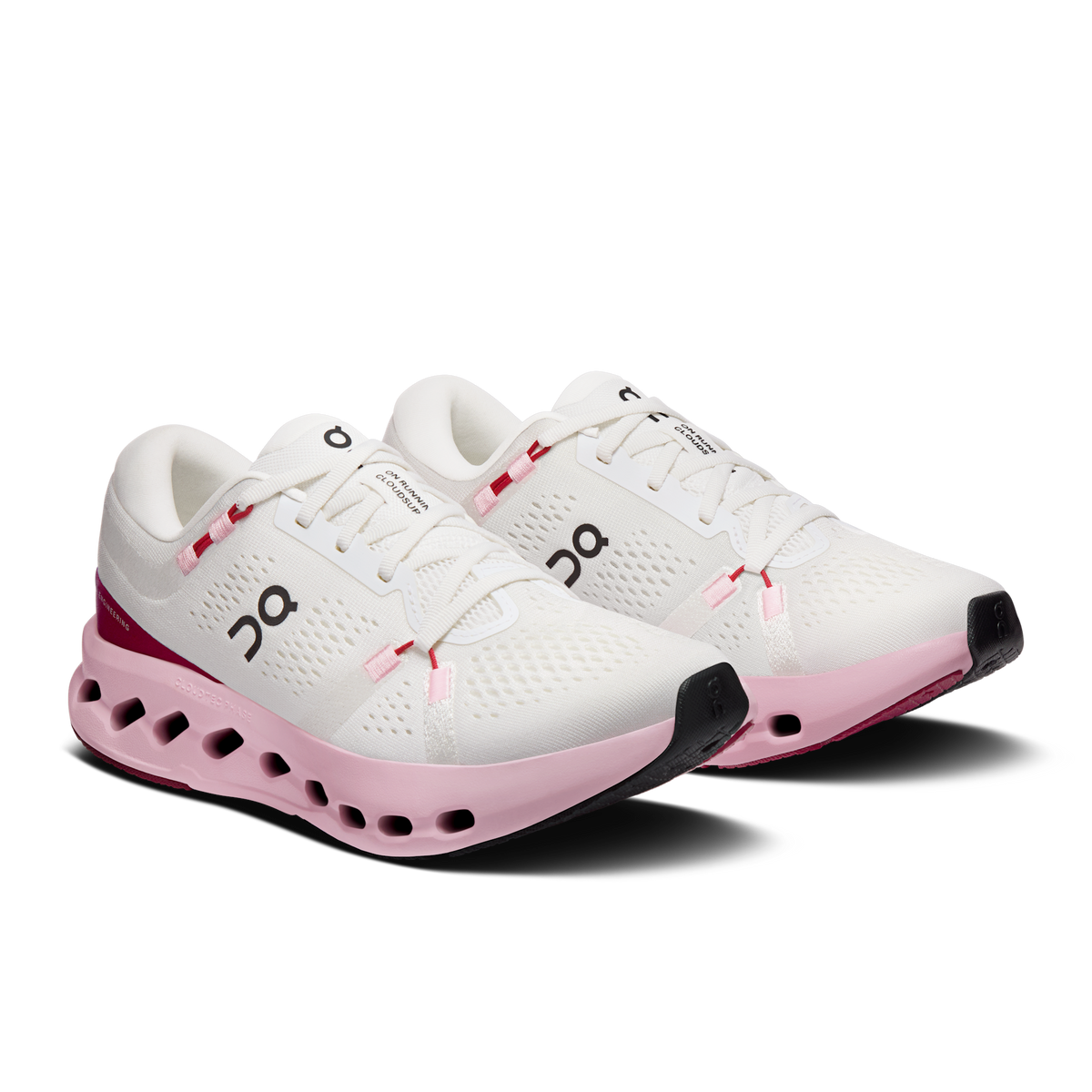 On Running Women's Cloudsurfer 2 4732 Ivory/Peony pair angle