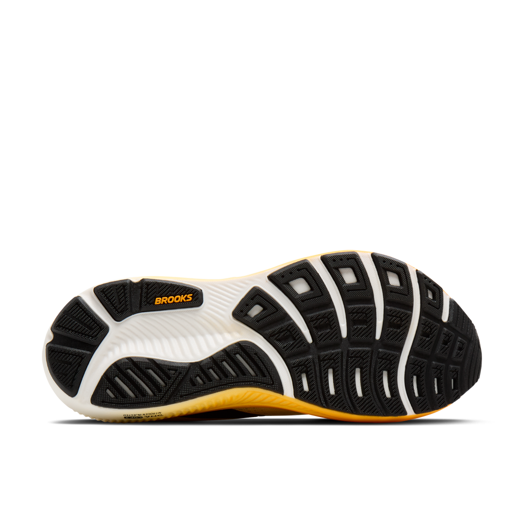 Brooks Men's Ghost 18 281 Rutabaga/Tigerlily/Orange outsole