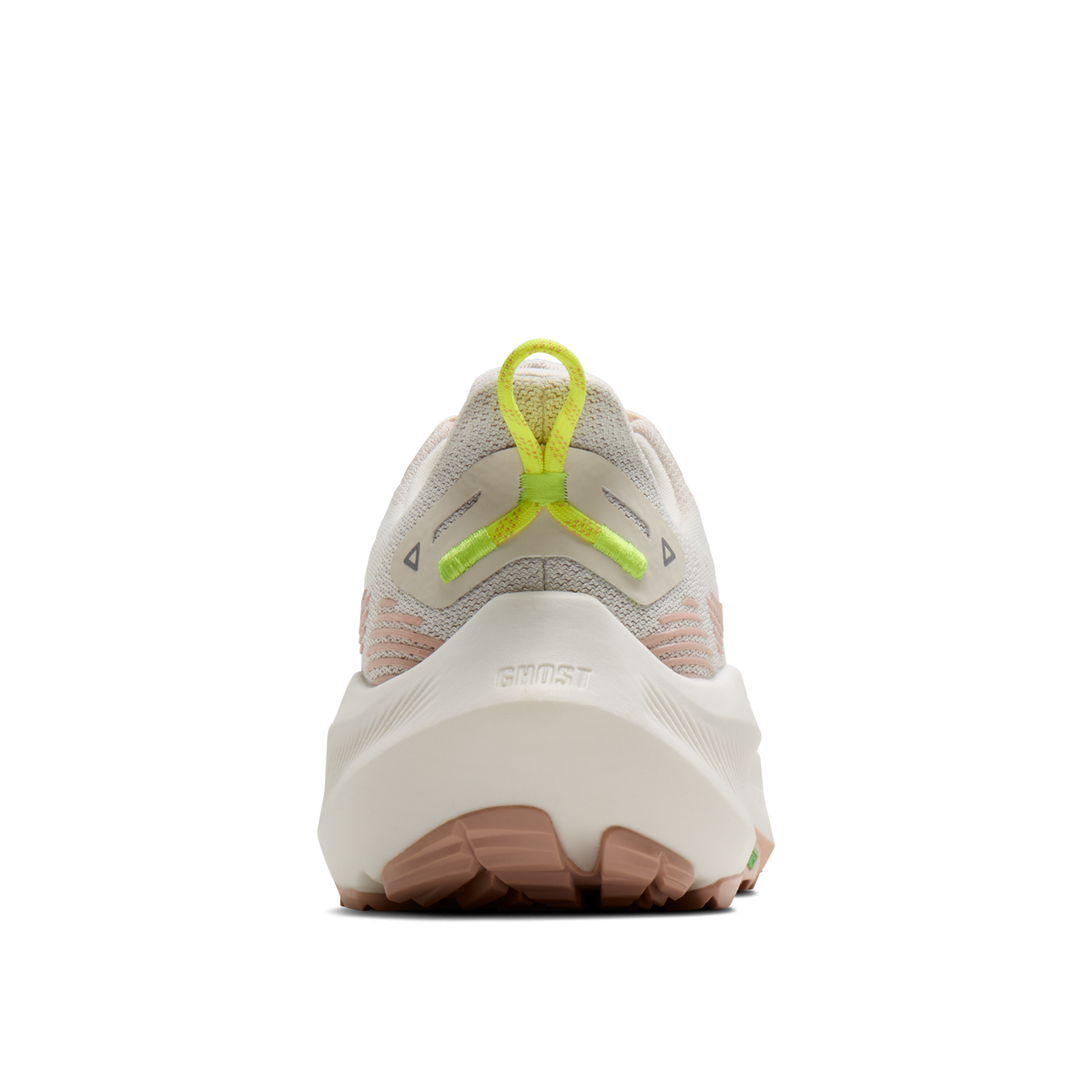 Brooks Women's Ghost Trail 206 ArcticWolf/Rose/Nightlife heel