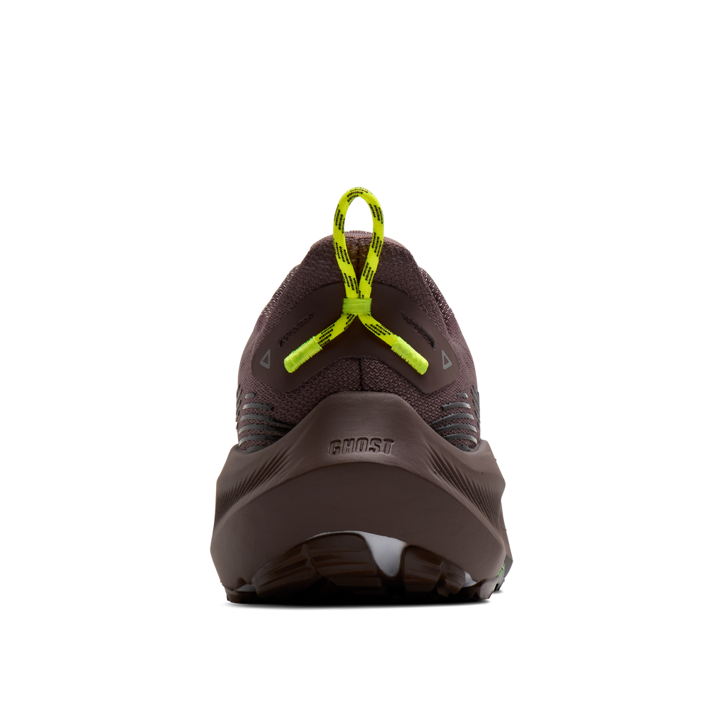 Brooks Men's Ghost Trail 207 Brown/Black/Nightlife heel