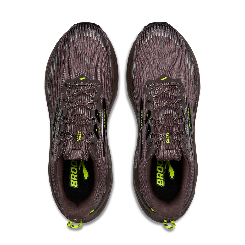 Brooks Men's Ghost Trail 207 Brown/Black/Nightlife top