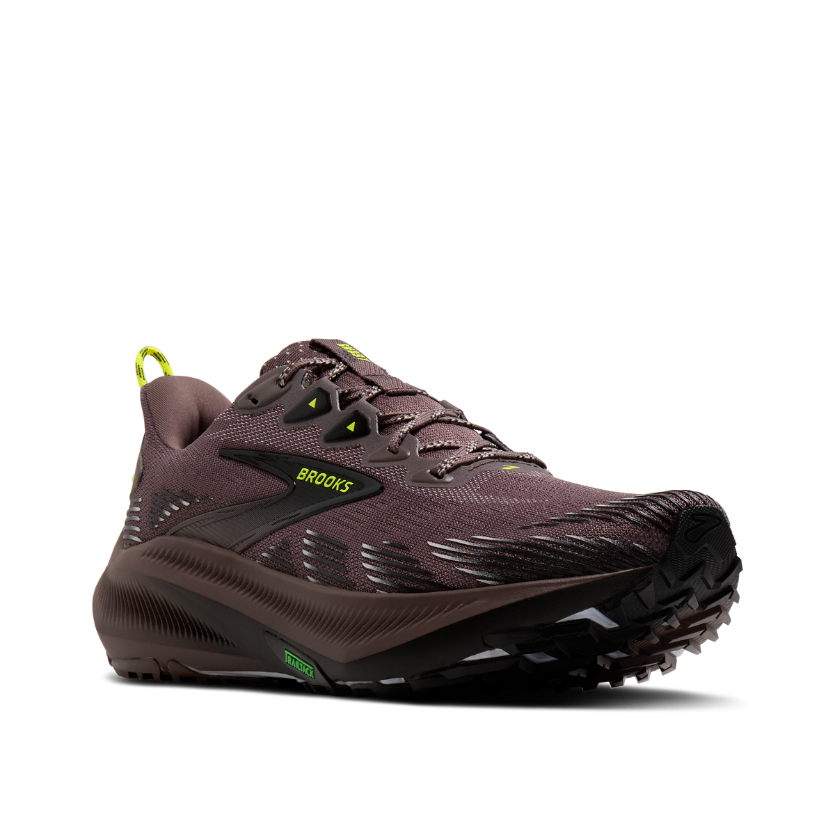 Brooks Men's Ghost Trail 207 Brown/Black/Nightlife pair angle